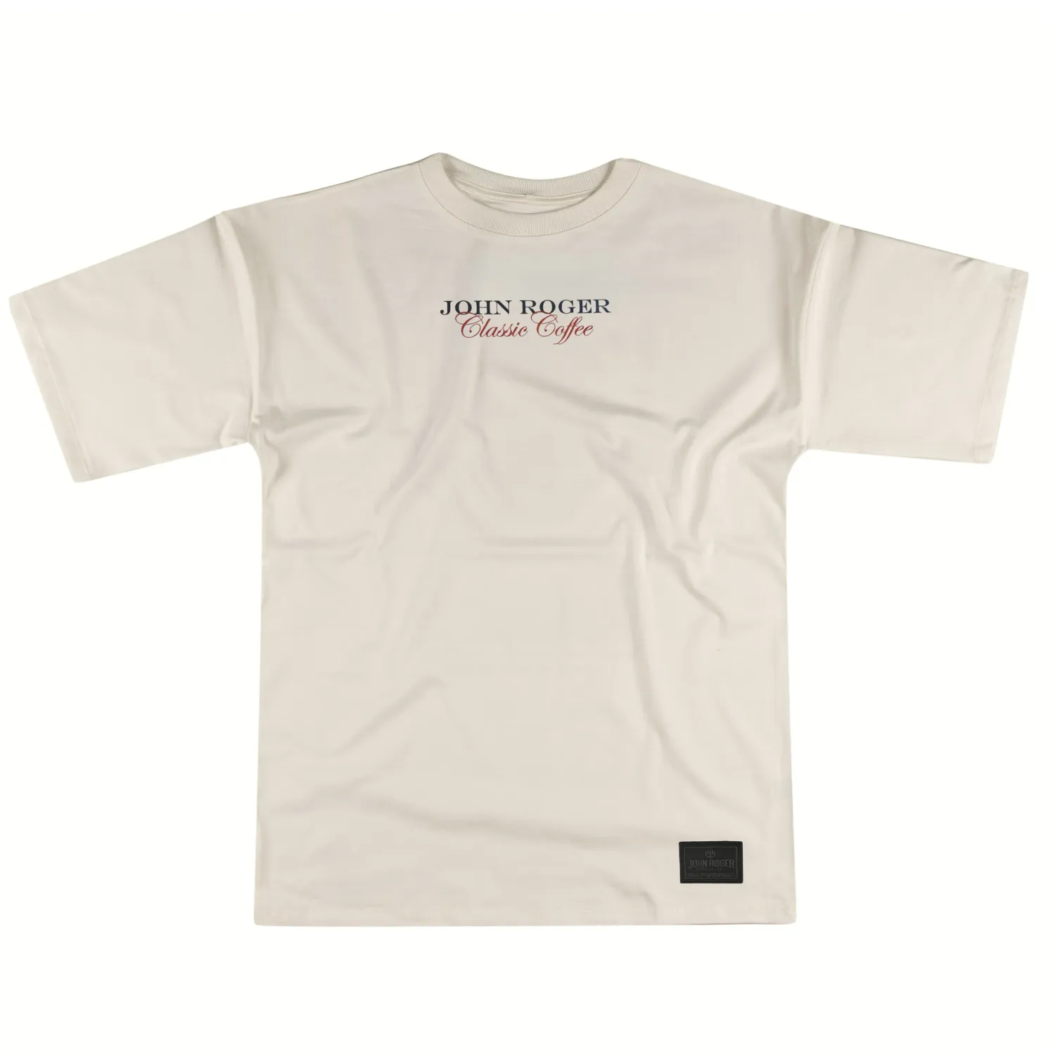 CAMISETA MALHÃO OVERSIZED CLASSIC COFFEE JOHN ROGER - OFF WHITE