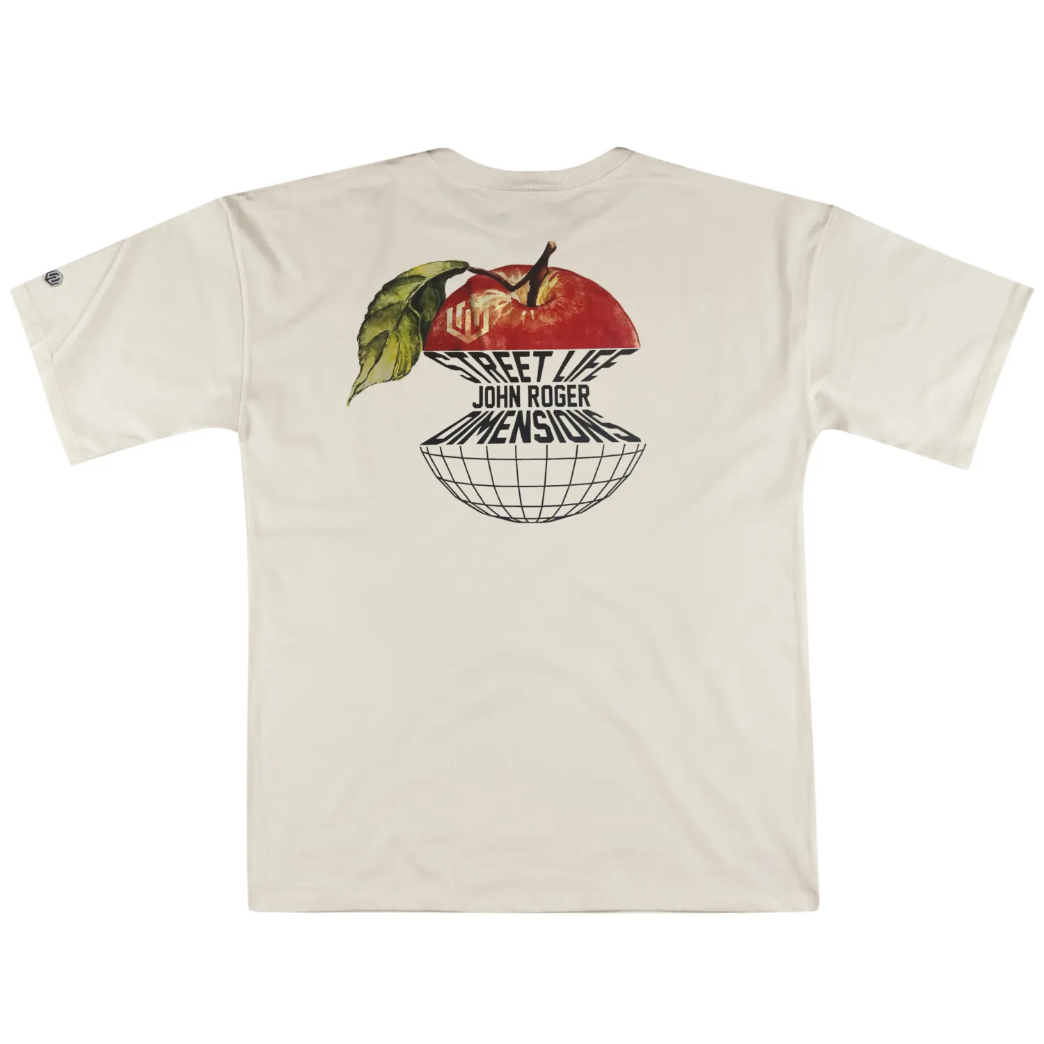CAMISETA MALHÃO OVERSIZED APPLE JOHN ROGER - OFF WHITE