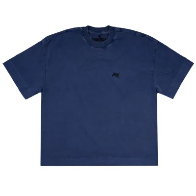 CAMISETA BOXY LAVADO JOHN ROGER ASSINATURA - ROYAL