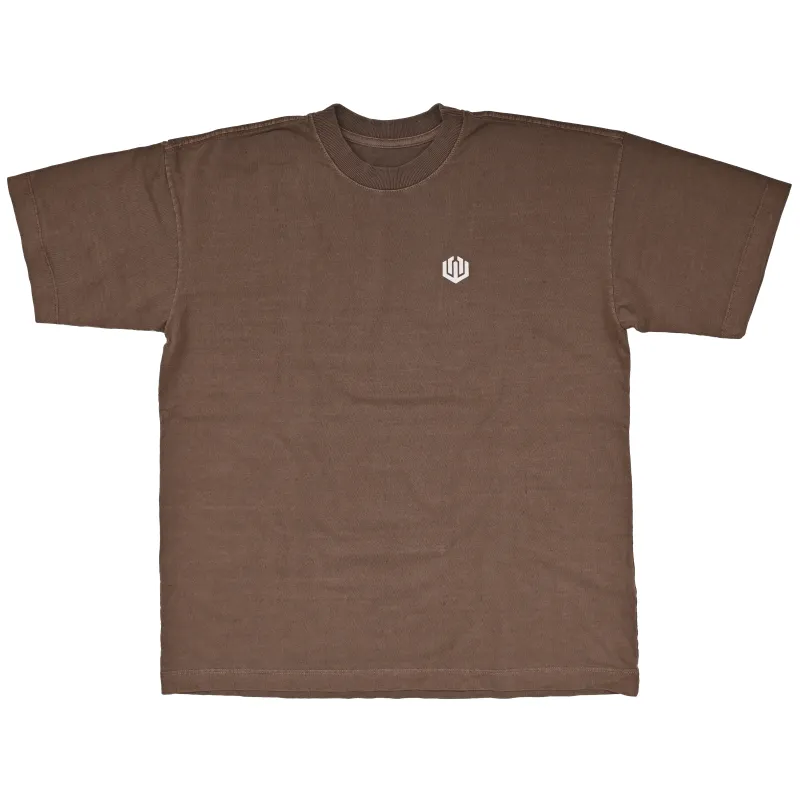 CAMISETA HEAVY OVERSIZED LAVADO JOHN ROGER LOGO OFICIAL - MOUSSE