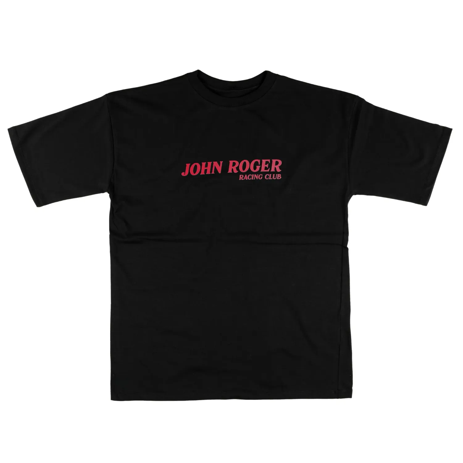 CAMISETA HEAVY OVERSIZED LAVADO JOHN ROGER RACING CLUB - PRETO