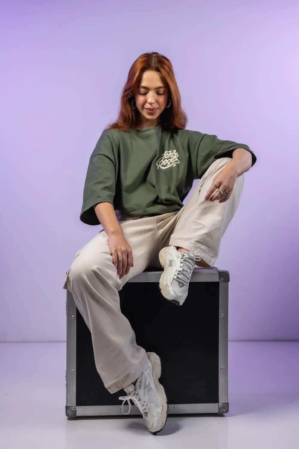 CAMISETA MALHÃO JOHN ROGER TYPOGRAPHY III - VERDE