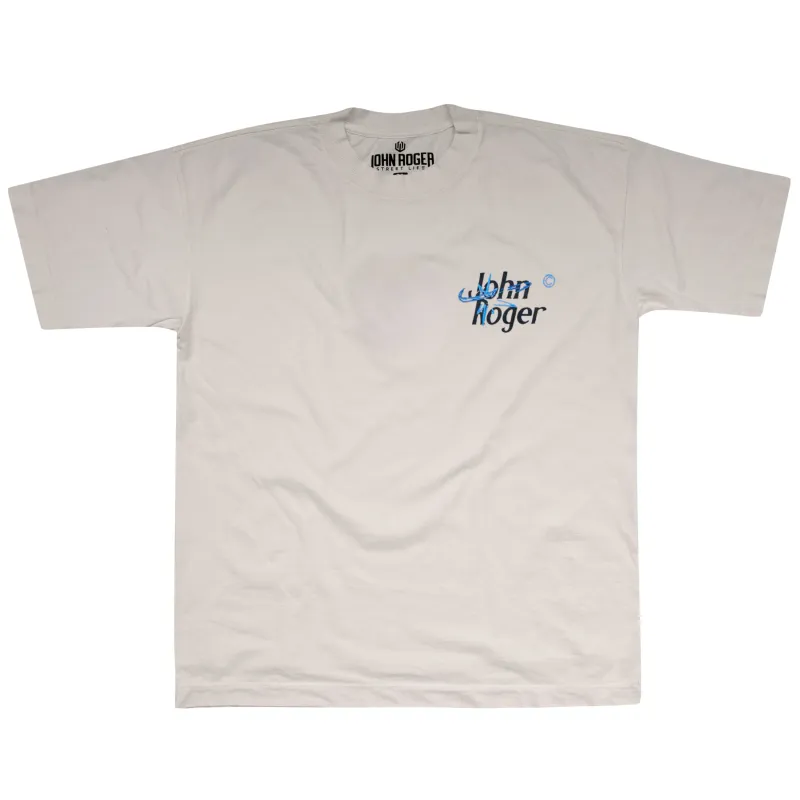 CAMISETA HEAVY OVERSIZED LAVADO JOHN ROGER COMPANY - OFF WHITE