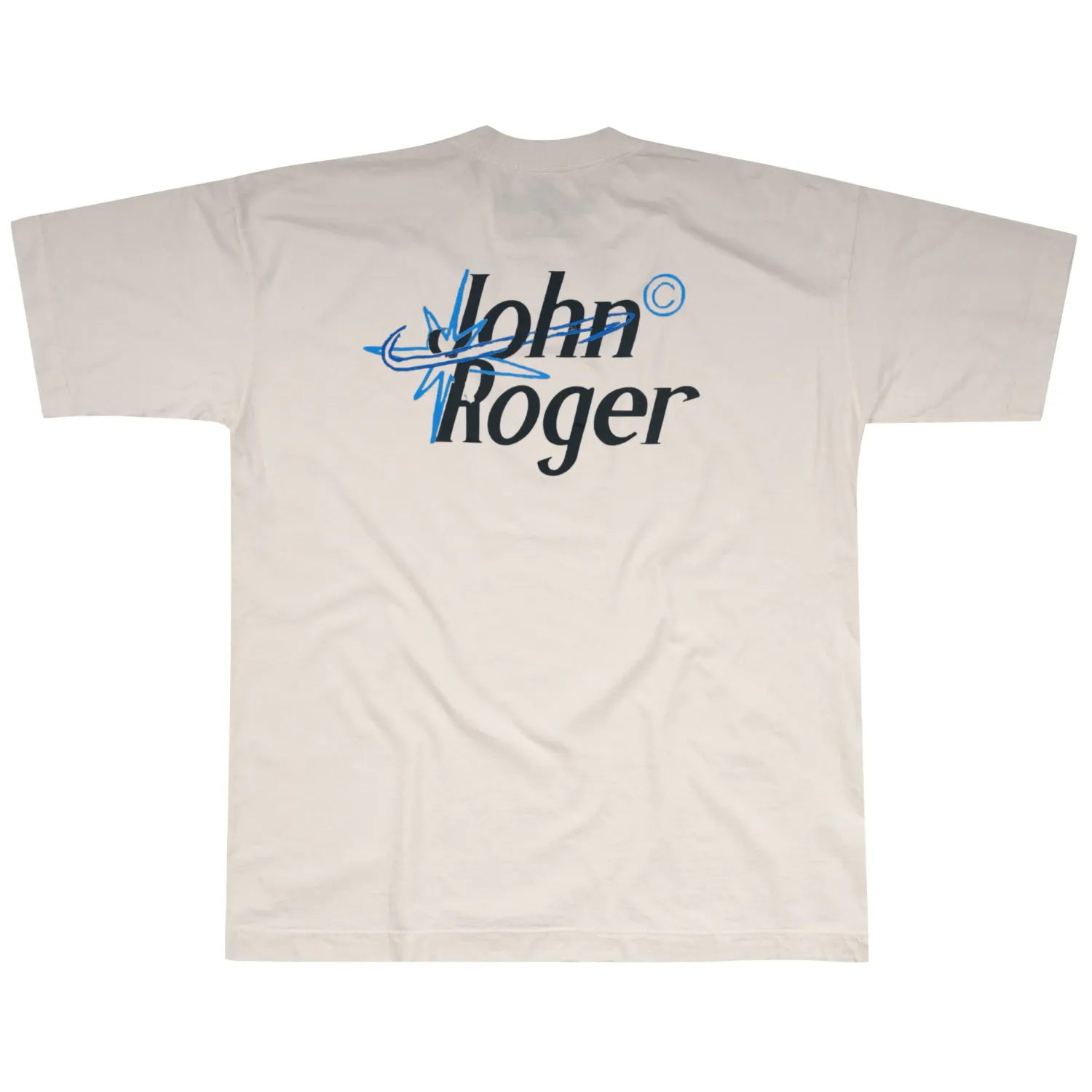 CAMISETA HEAVY OVERSIZED LAVADO JOHN ROGER COMPANY - OFF WHITE