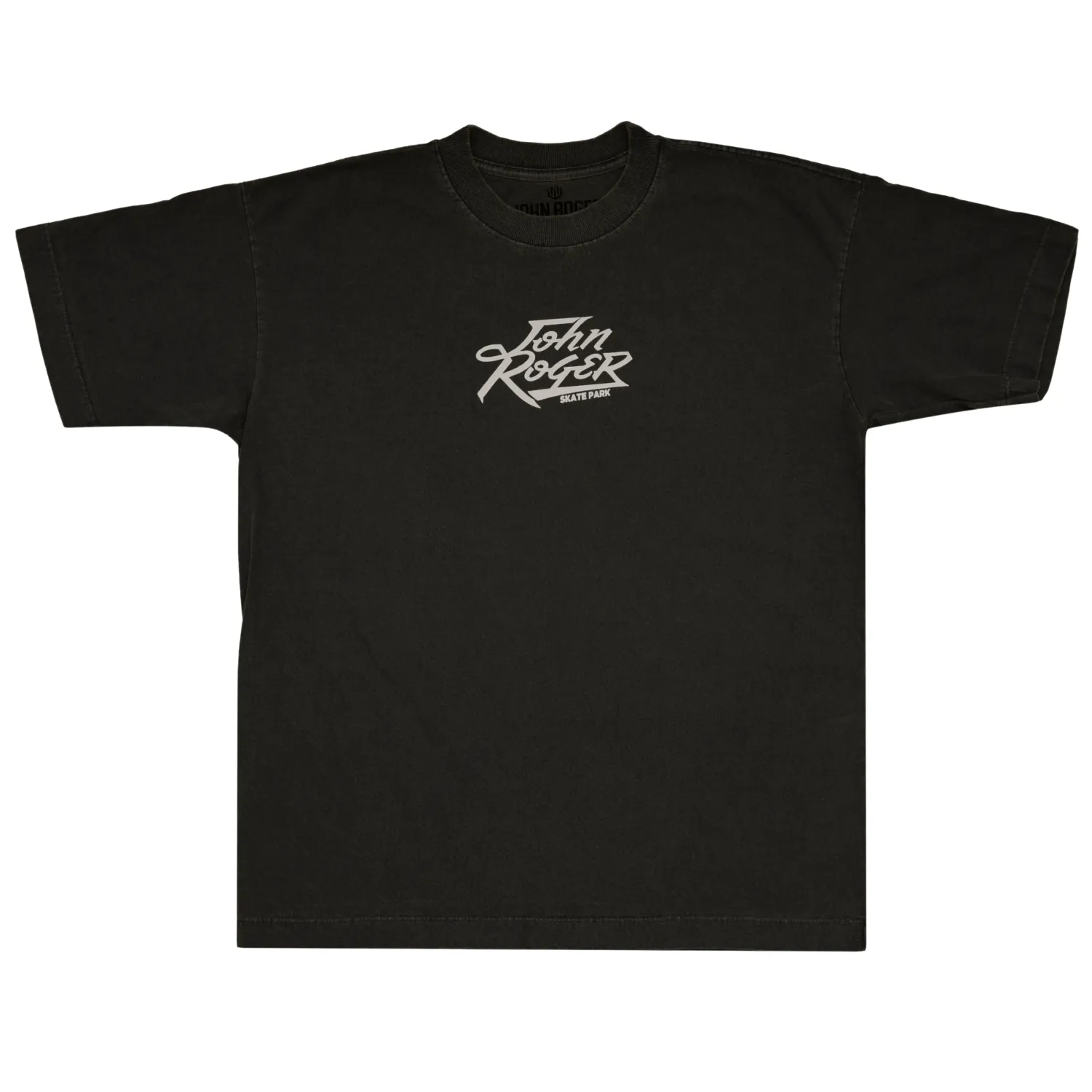 CAMISETA HEAVY OVERSIZED LAVADO JOHN ROGER SKATE PARK - PRETO