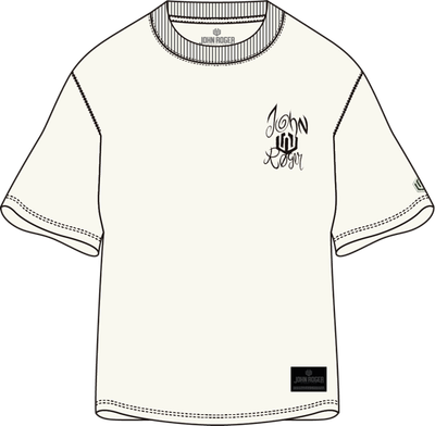 CAMISETA MALHÃO OVERSIZED MY PLACE JOHN ROGER - OFF WHITE