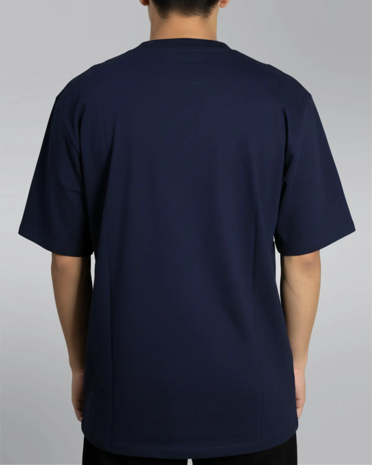 CAMISETA PEACH SKIN TOP COTTON - MARINHO