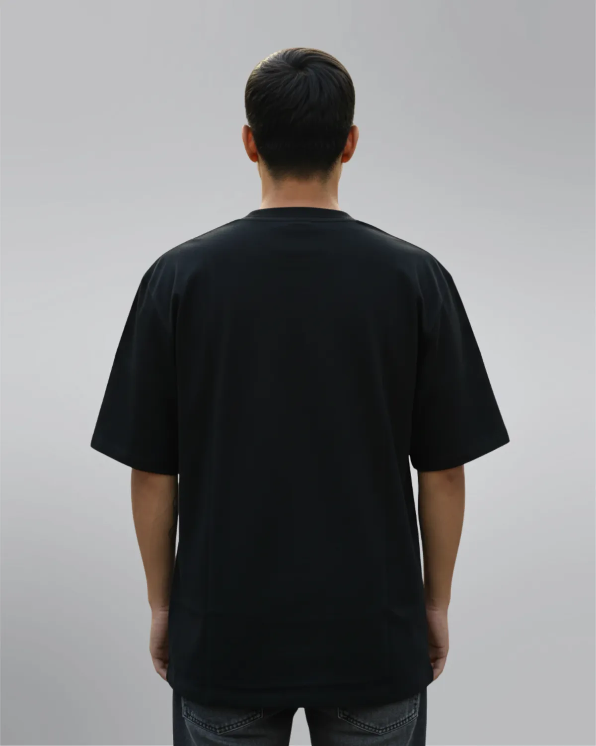 CAMISETA PEACH SKIN TOP COTTON - PRETO