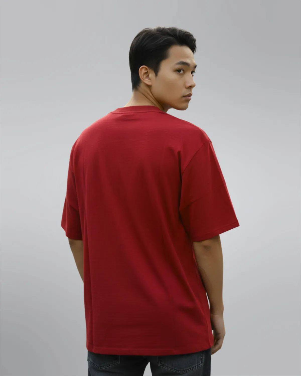 CAMISETA PEACH SKIN TOP COTTON - VERMELHO