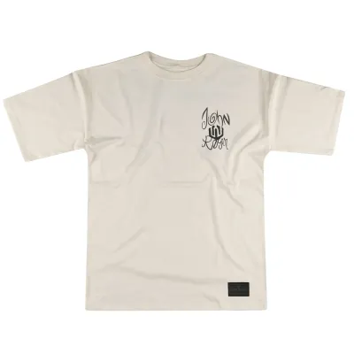 CAMISETA MALHÃO OVERSIZED MY PLACE JOHN ROGER - OFF WHITE