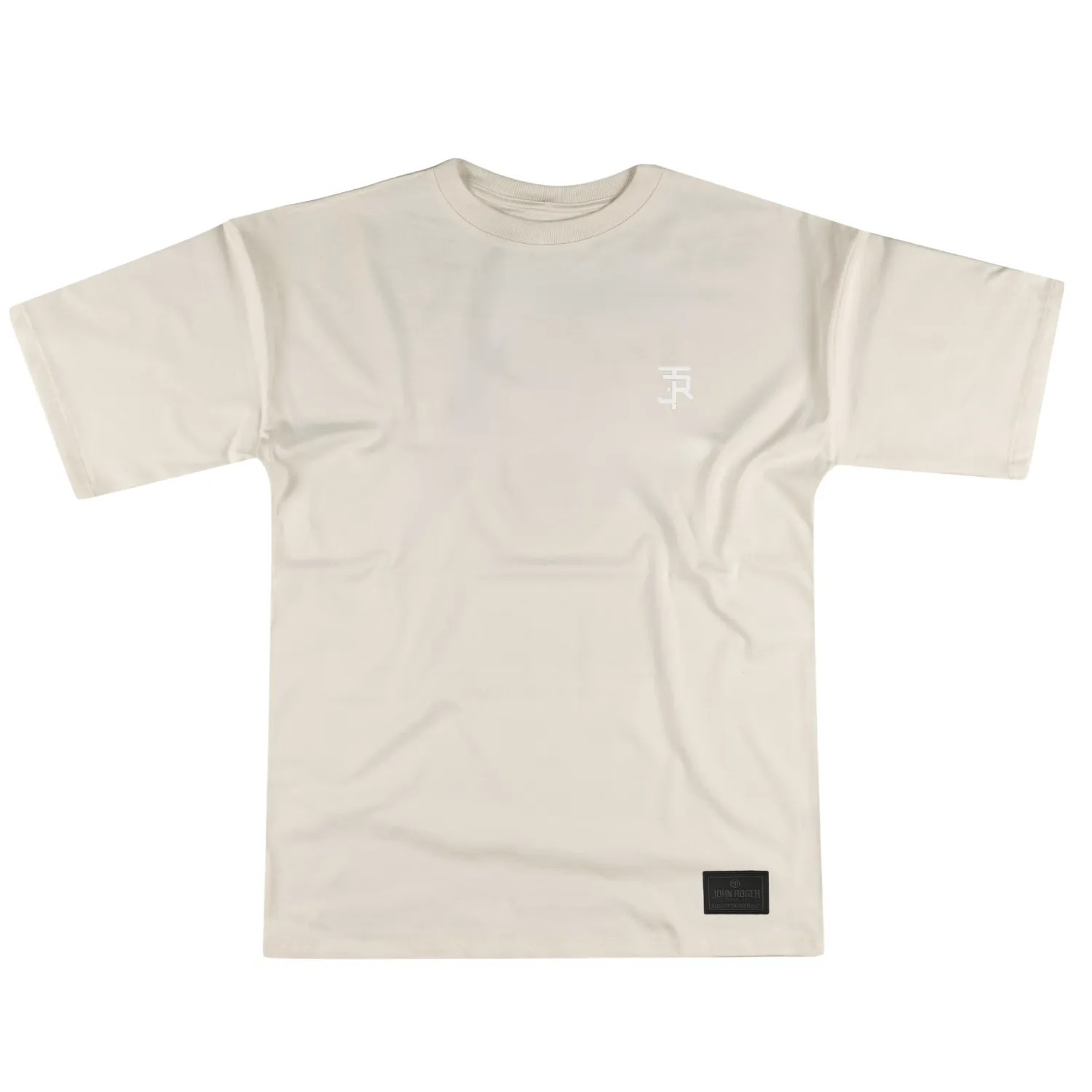 CAMISETA MALHÃO OVERSIZED LOGO JOHN ROGER - OFF WHITE