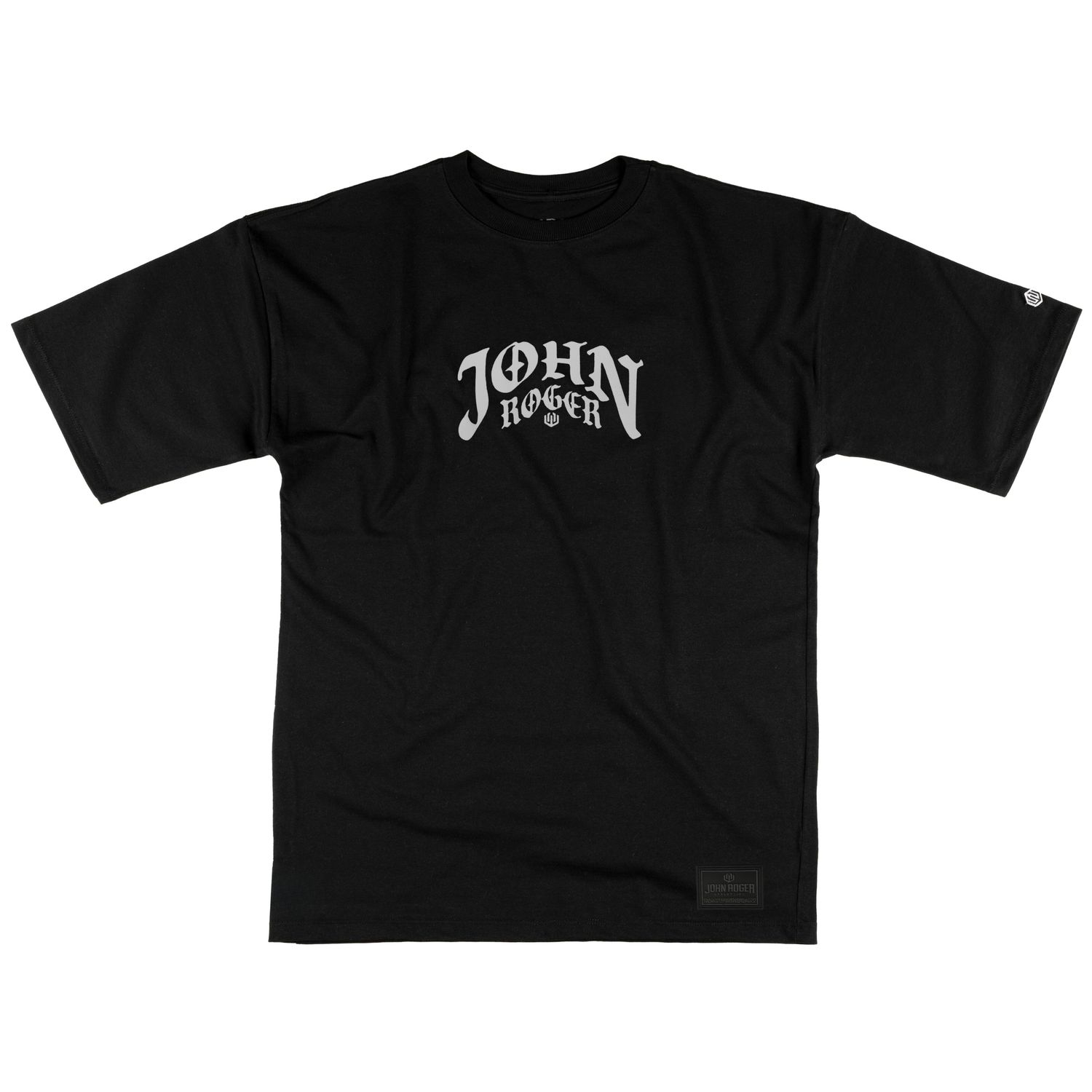 CAMISETA MALHÃO REGULAR GOTHIC JOHN ROGER - PRETO