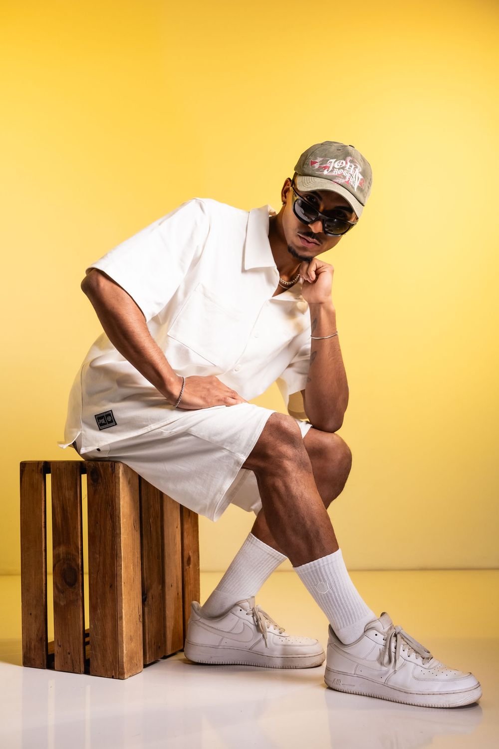 CAMISA MALHÃO STREET BORDADO - OFF WHITE