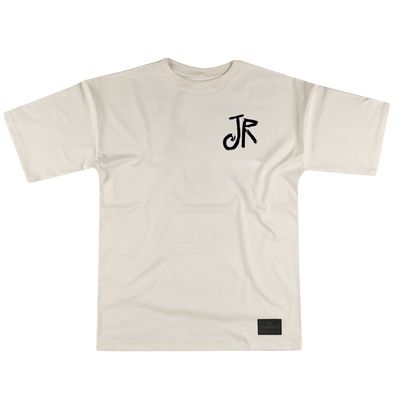 CAMISETA MALHÃO OVERSIZED SPRAY JR - OFF WHITE
