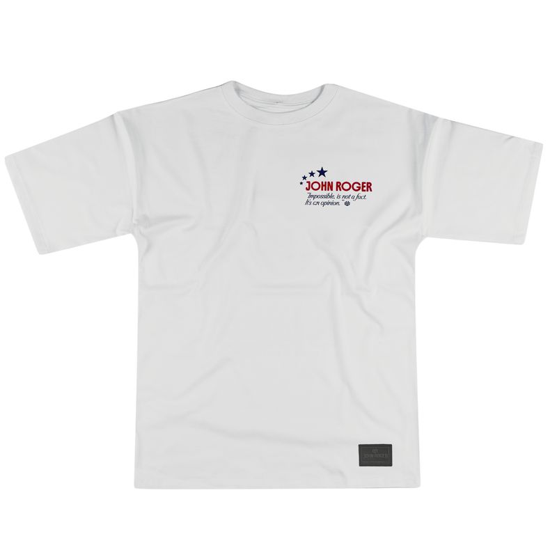 CAMISETA MALHÃO REGULAR THE WINNER JOHN ROGER - BRANCO