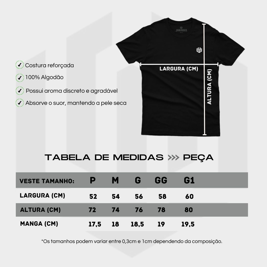 CAMISETA MALHÃO REGULAR MY STREET JOHN ROGER - PRETO