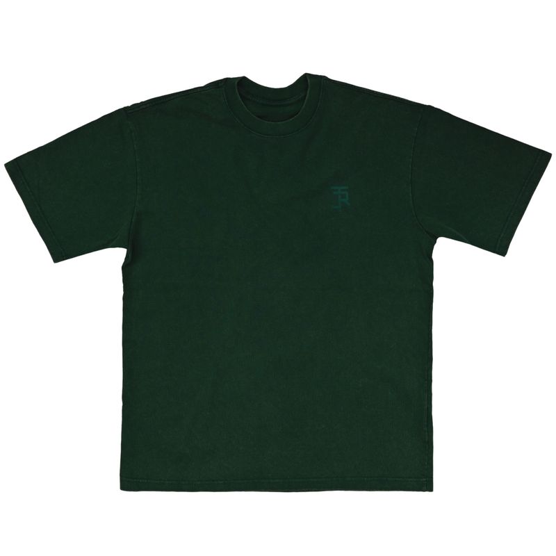 CAMISETA BASIC LIGTH LOGO JOHN ROGER - VERDE FLORESTA