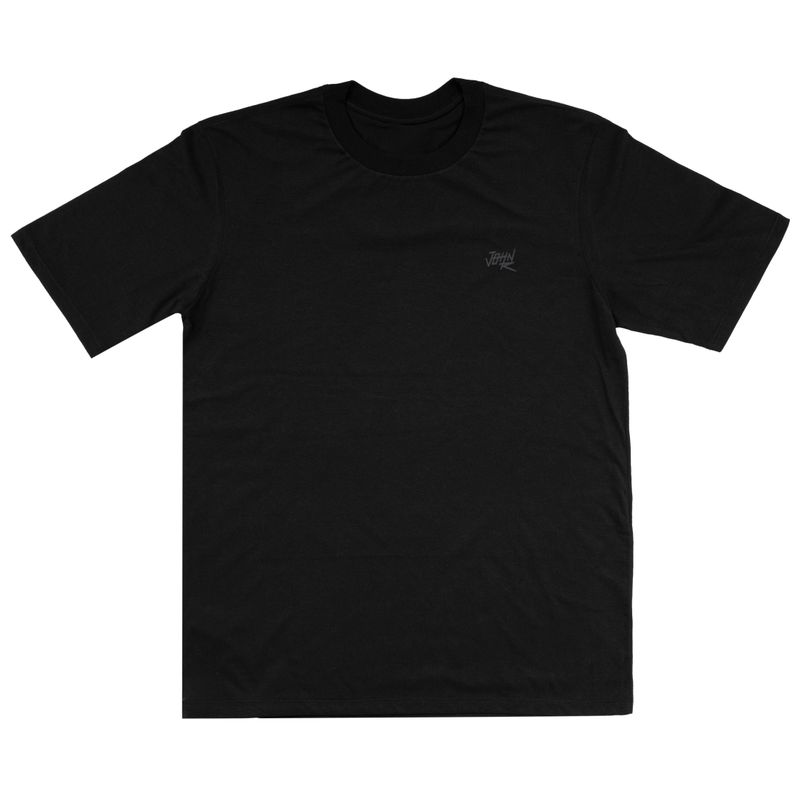 CAMISETA BASIC LIGTH ASSINATURA RELEVO - PRETO