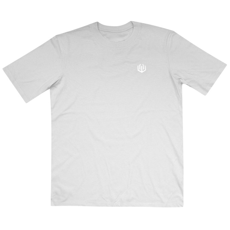CAMISETA BASIC LIGTH LOGO OFICIAL - BRANCO