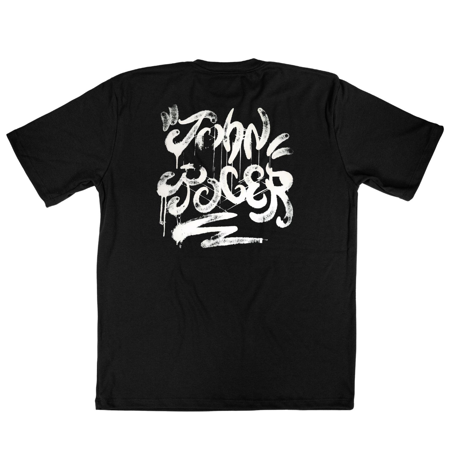 CAMISETA SUEDINE REGULAR SPRAY - PRETO