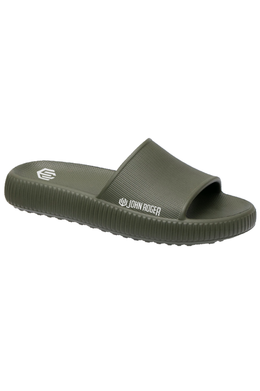 CHINELO SLIDE JOHN ROGER GUMMY - VERDE MILITAR
