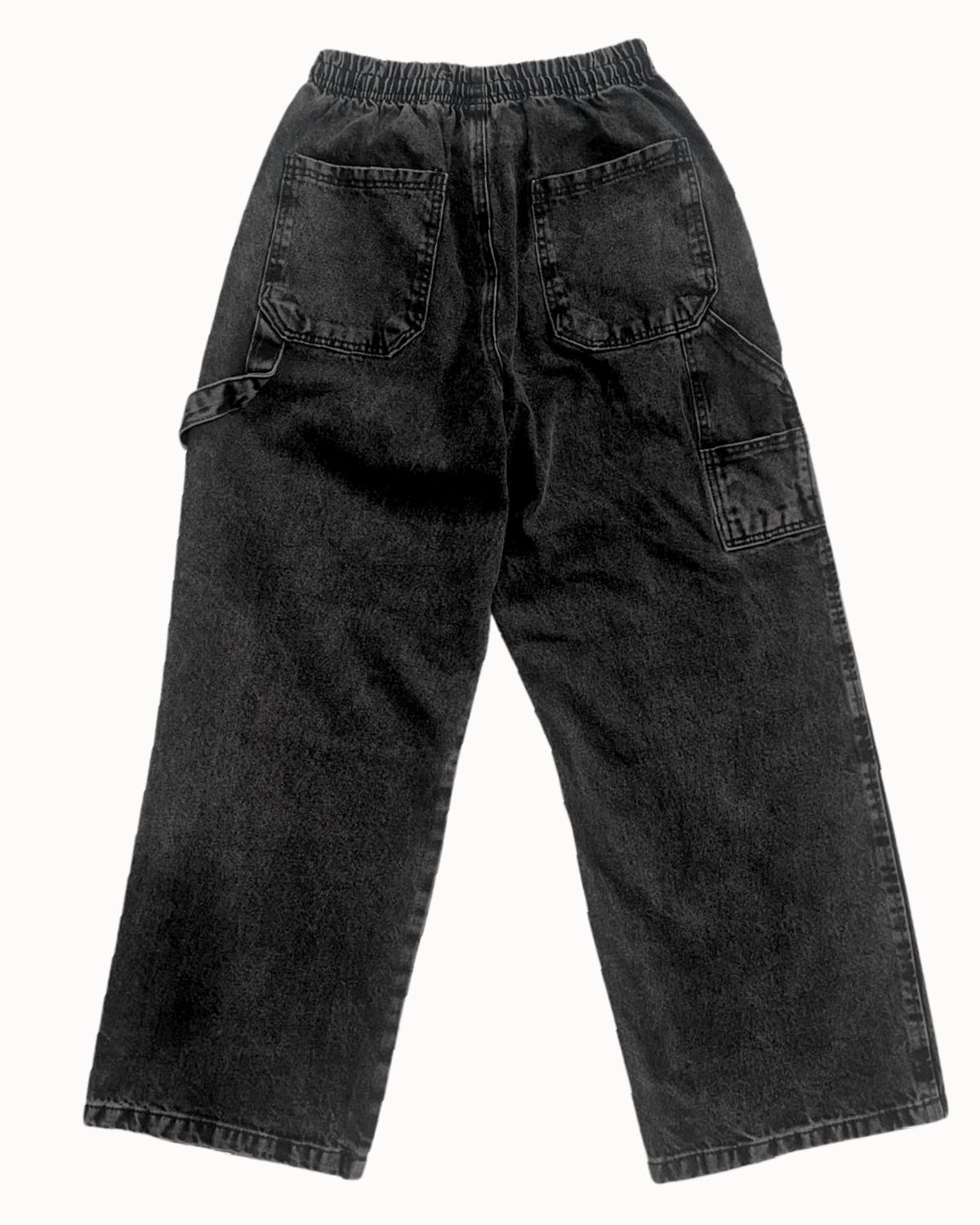 CALÇA JEANS CARPINTEIRA JOHN ROGER - BLACK MARMORIZADO