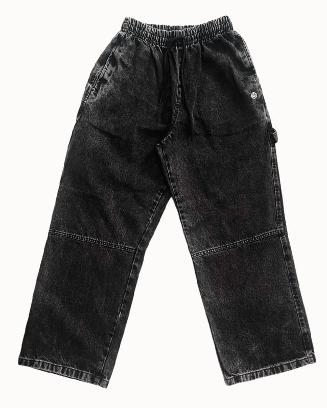 CALÇA JEANS CARPINTEIRA JOHN ROGER - BLACK MARMORIZADO