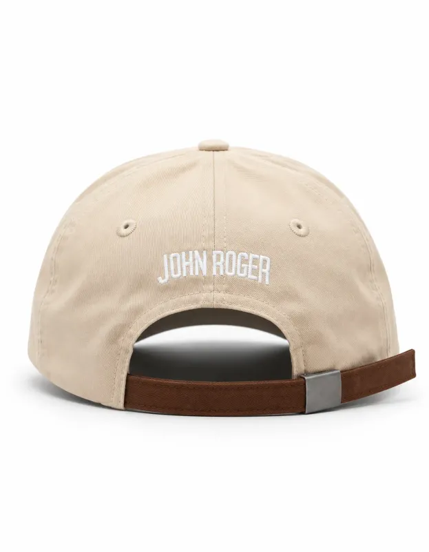 BONE ABA RETA STRAPBACK JOHN ROGER - BEGE/MARROM
