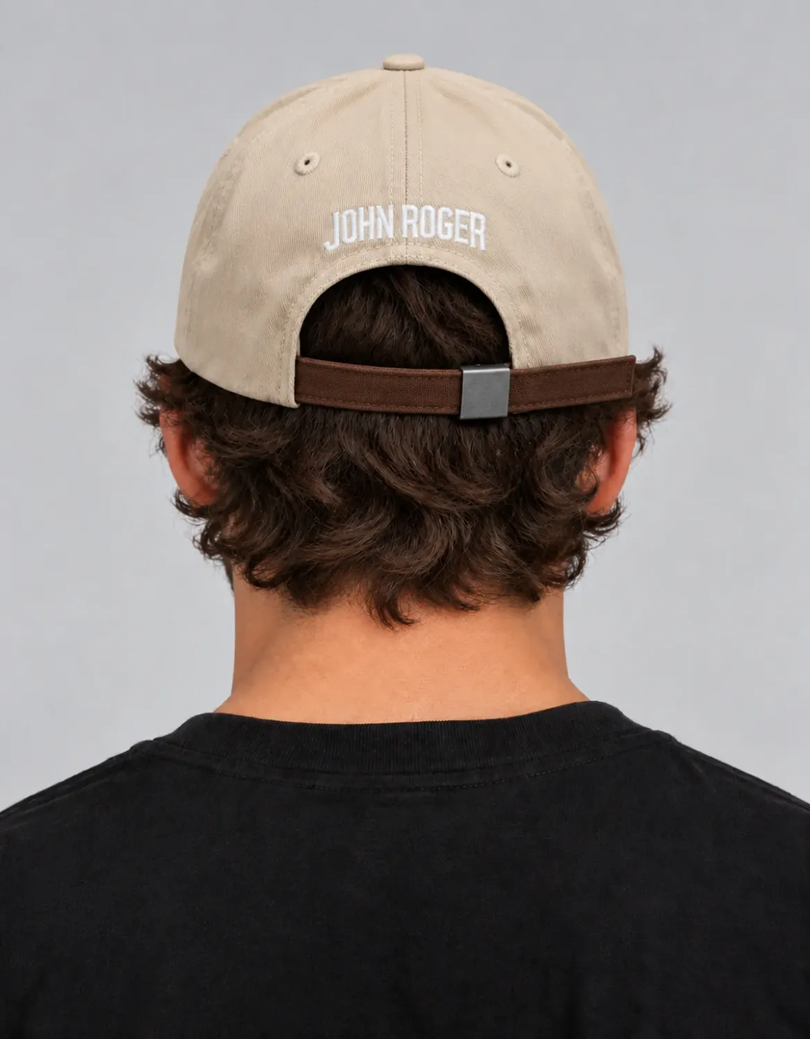 BONE ABA RETA STRAPBACK JOHN ROGER - BEGE/MARROM
