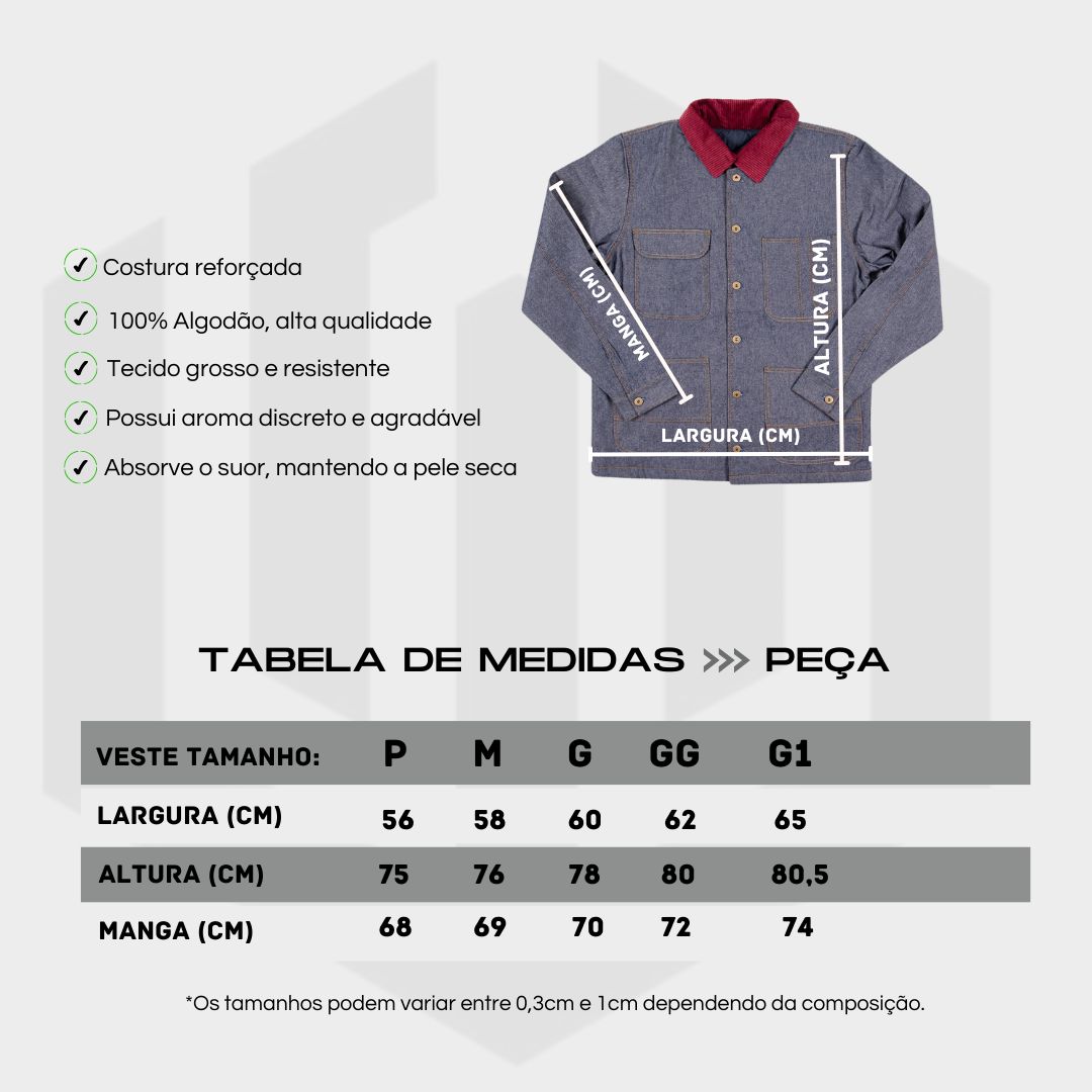 PARKA JOHN ROGER GOLA COTELÊ - AZUL