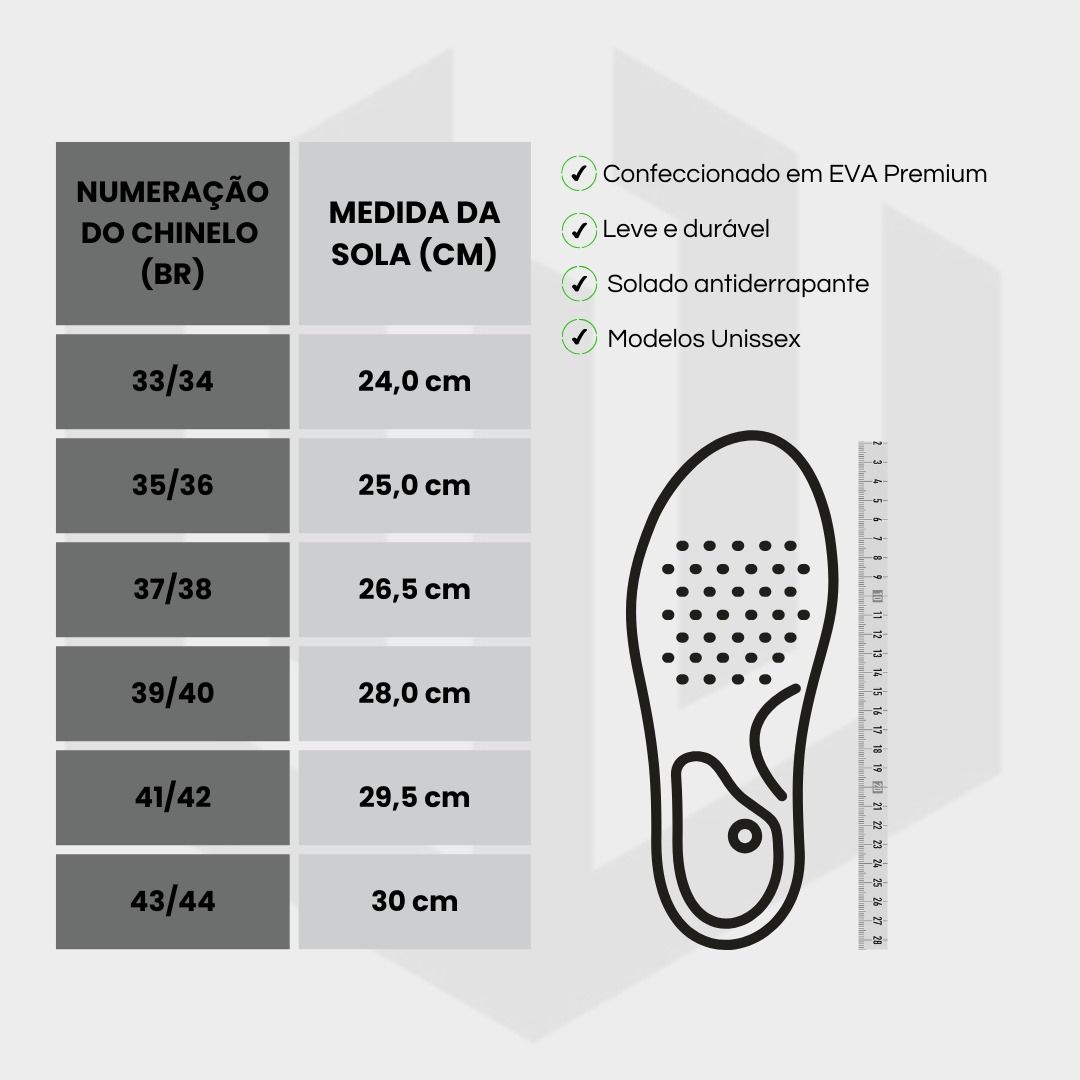 CHINELO NUVEM JOHN ROGER FLOAT - PRETO