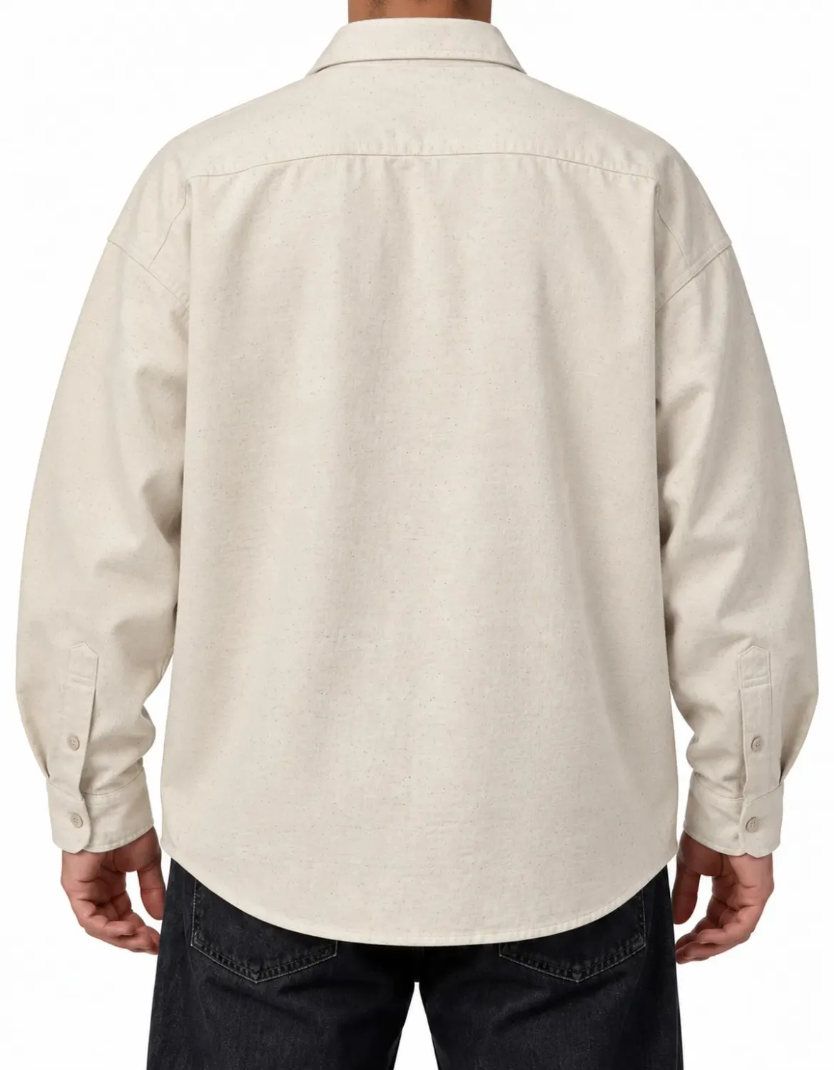 CAMISA MANGA LONGA SARJA OVERSIZED JOHN ROGER - LINHO