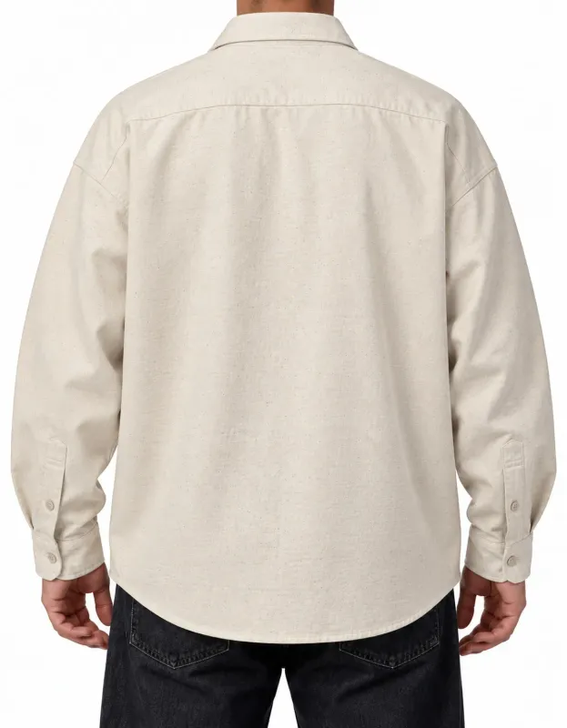 CAMISA MANGA LONGA SARJA OVERSIZED JOHN ROGER - LINHO