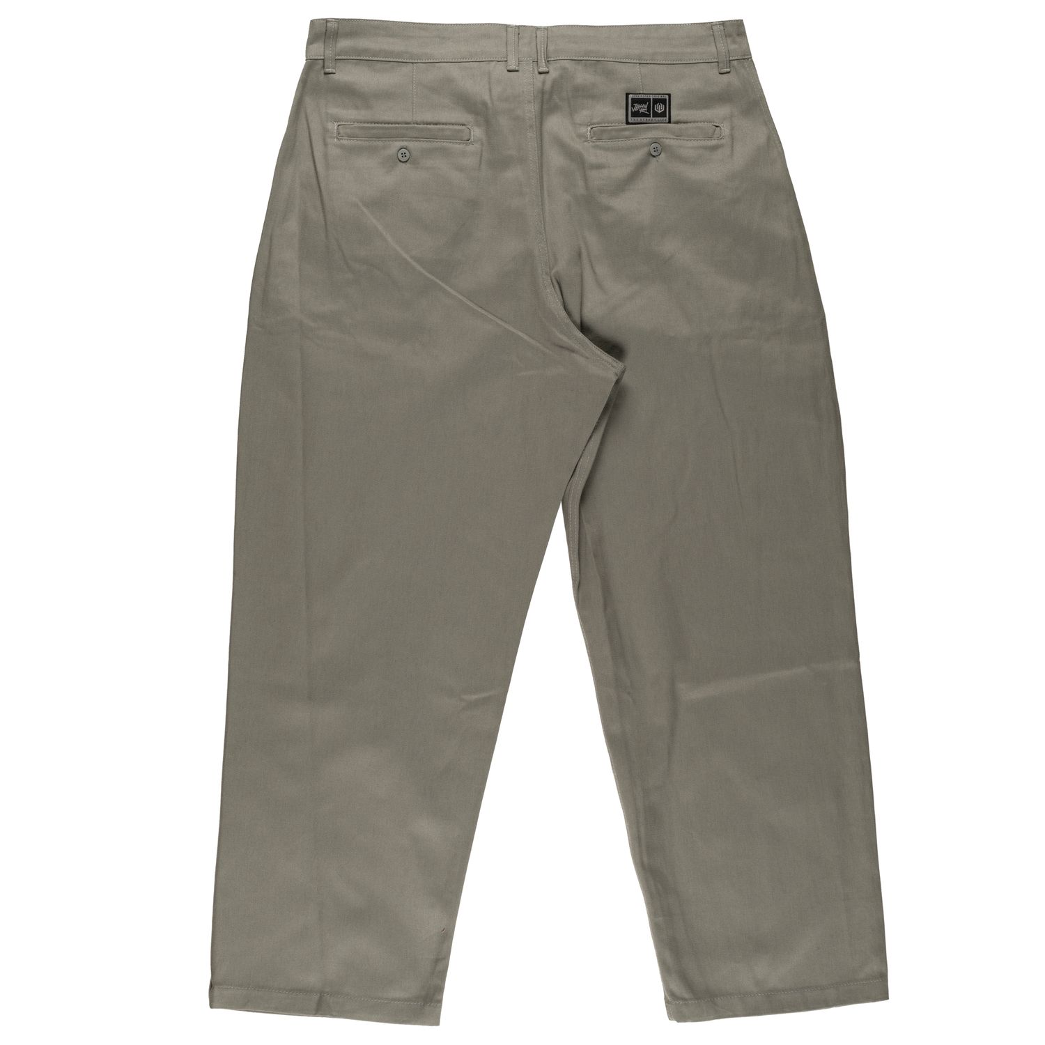 CALÇA SARJA  SOCIAL BAGGY - CINZA