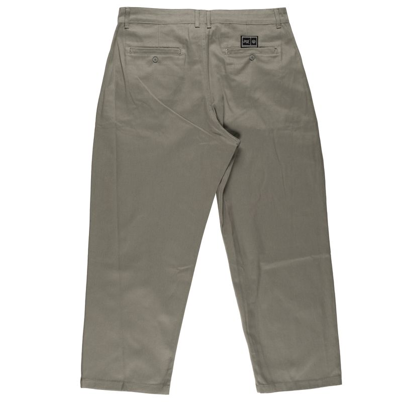 CALÇA SARJA  SOCIAL BAGGY - CINZA
