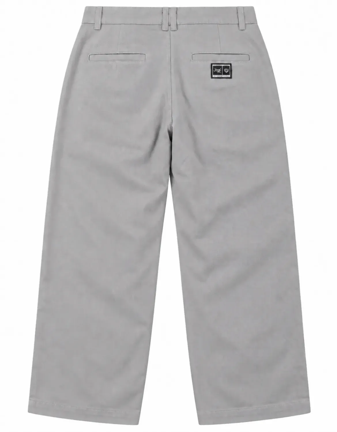 CALÇA SARJA  SOCIAL BAGGY - CINZA