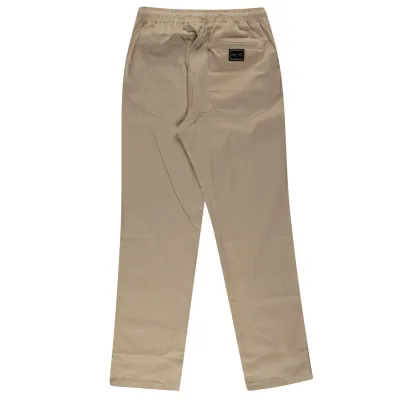CALÇA ELASTICO SARJA STRETCH - AREIA