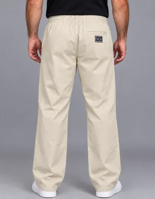 CALÇA ELASTICO SARJA STRETCH - AREIA