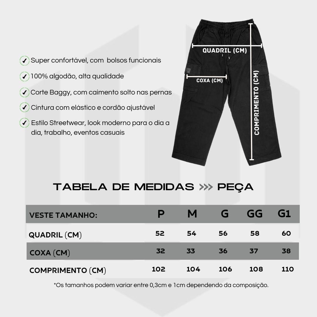 CALÇA CARGO RETA JOHN ROGER JEANS CLARO