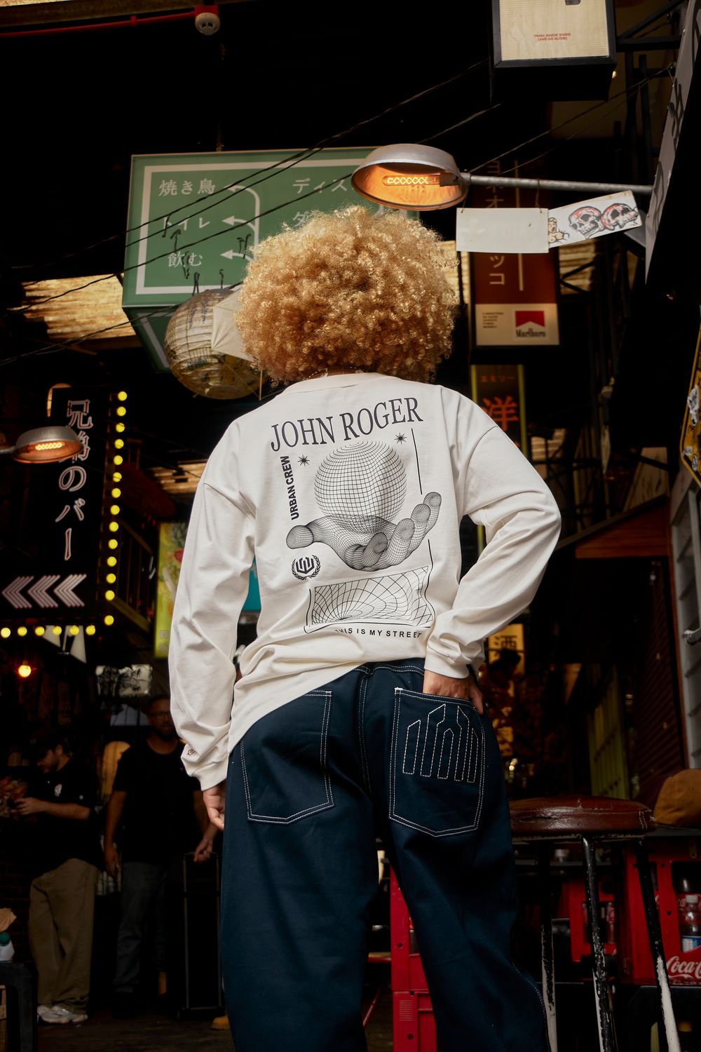 CAMISETA MALHÃO MANGA LONGA FIRE WORLD - OFF WHITE