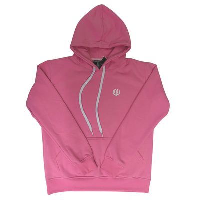MOLETOM FEMININO CANGURU LOGO OFICIAL - ROSA