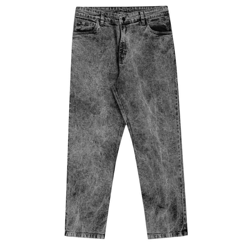 CALÇA REGULAR JEANS STRETCH JOHN ROGER - BLACK MARMORIZADO