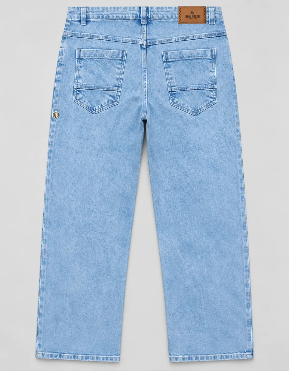 CALÇA REGULAR JEANS STRETCH JOHN ROGER - DELAVE