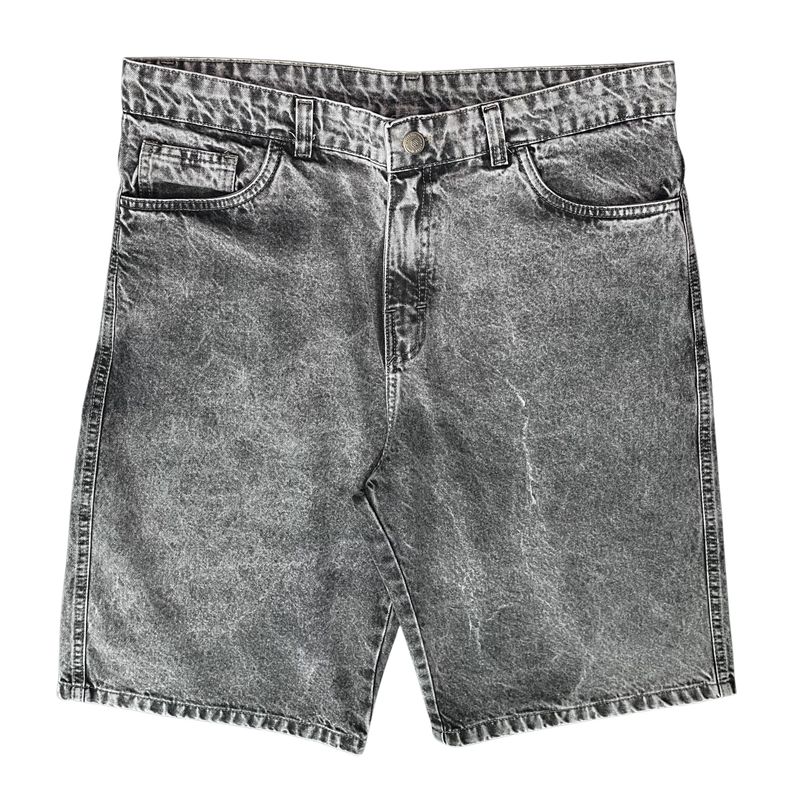 BERMUDA JORTS JEANS BORDADO JOHN ROGER - BLACK MARMORIZADO