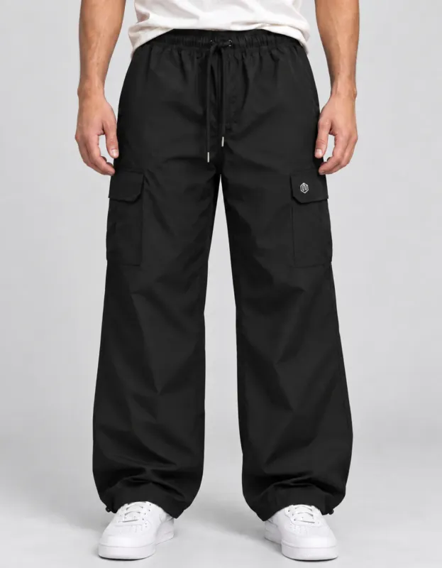 CALÇA ELASTICO CARGO MICROPESADO - PRETO