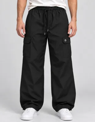 CALÇA ELASTICO CARGO MICROPESADO - PRETO