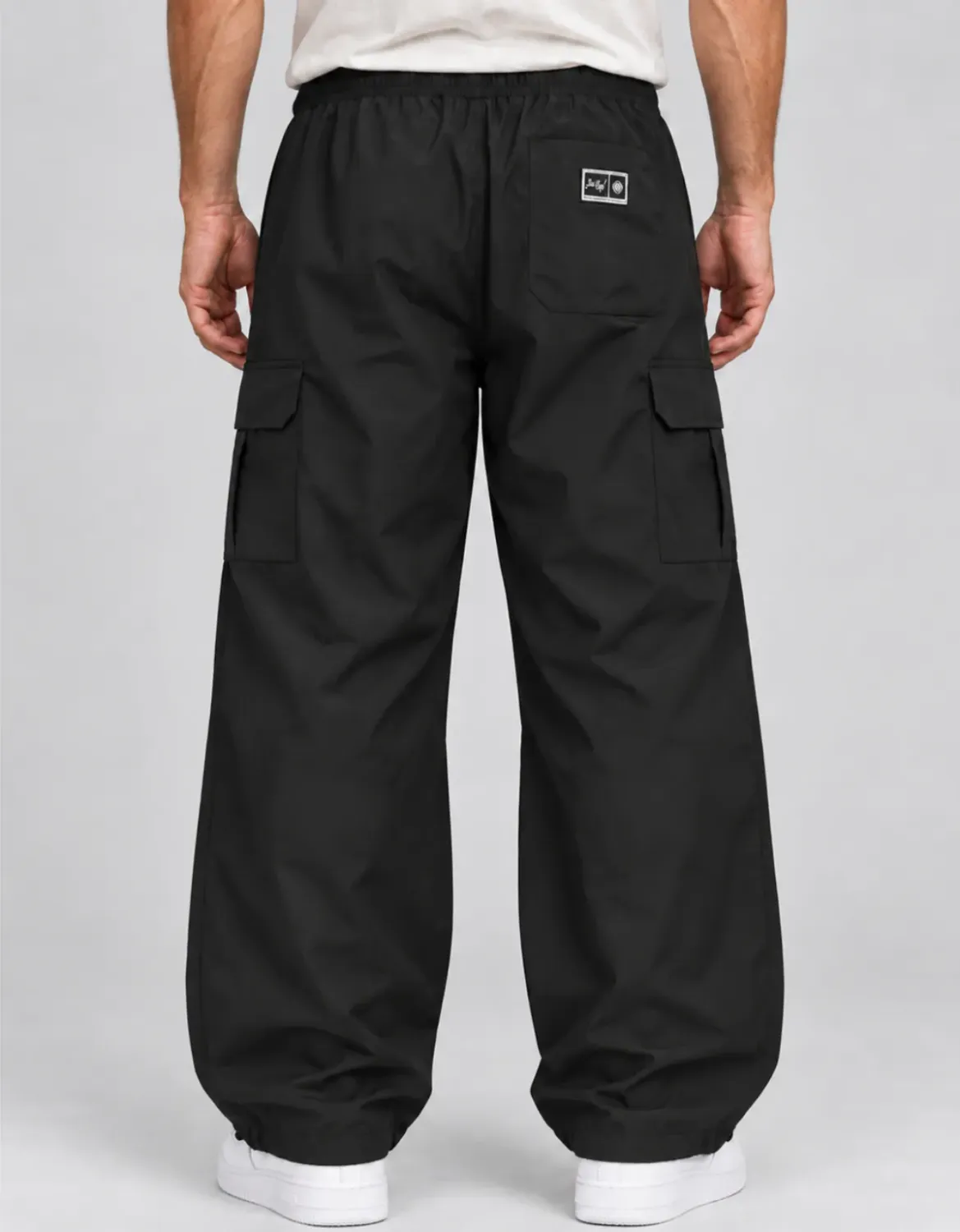 CALÇA ELASTICO CARGO MICROPESADO - PRETO