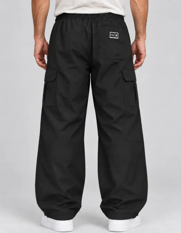 CALÇA ELASTICO CARGO MICROPESADO - PRETO