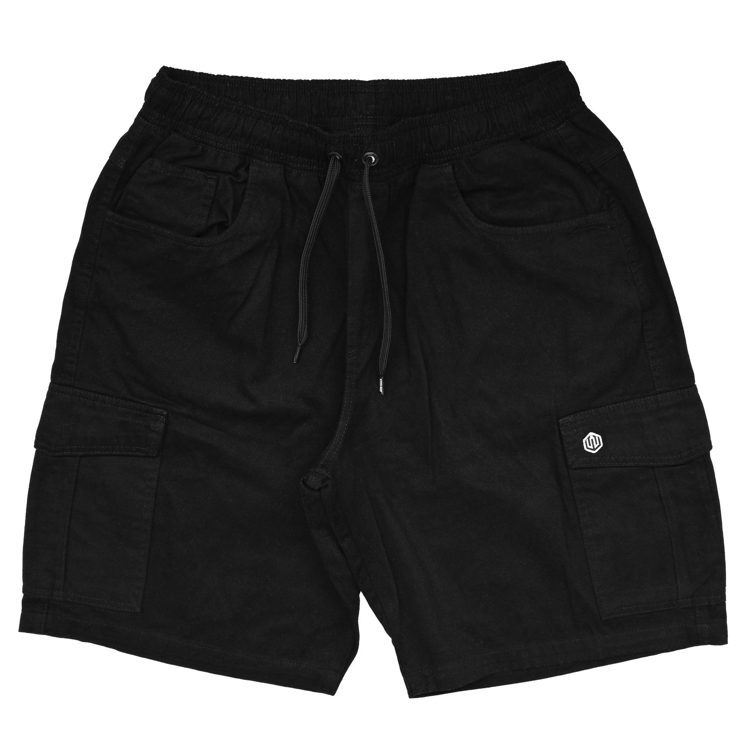 BERMUDA CARGO BAGGY SARJA JOHN ROGER - PRETO