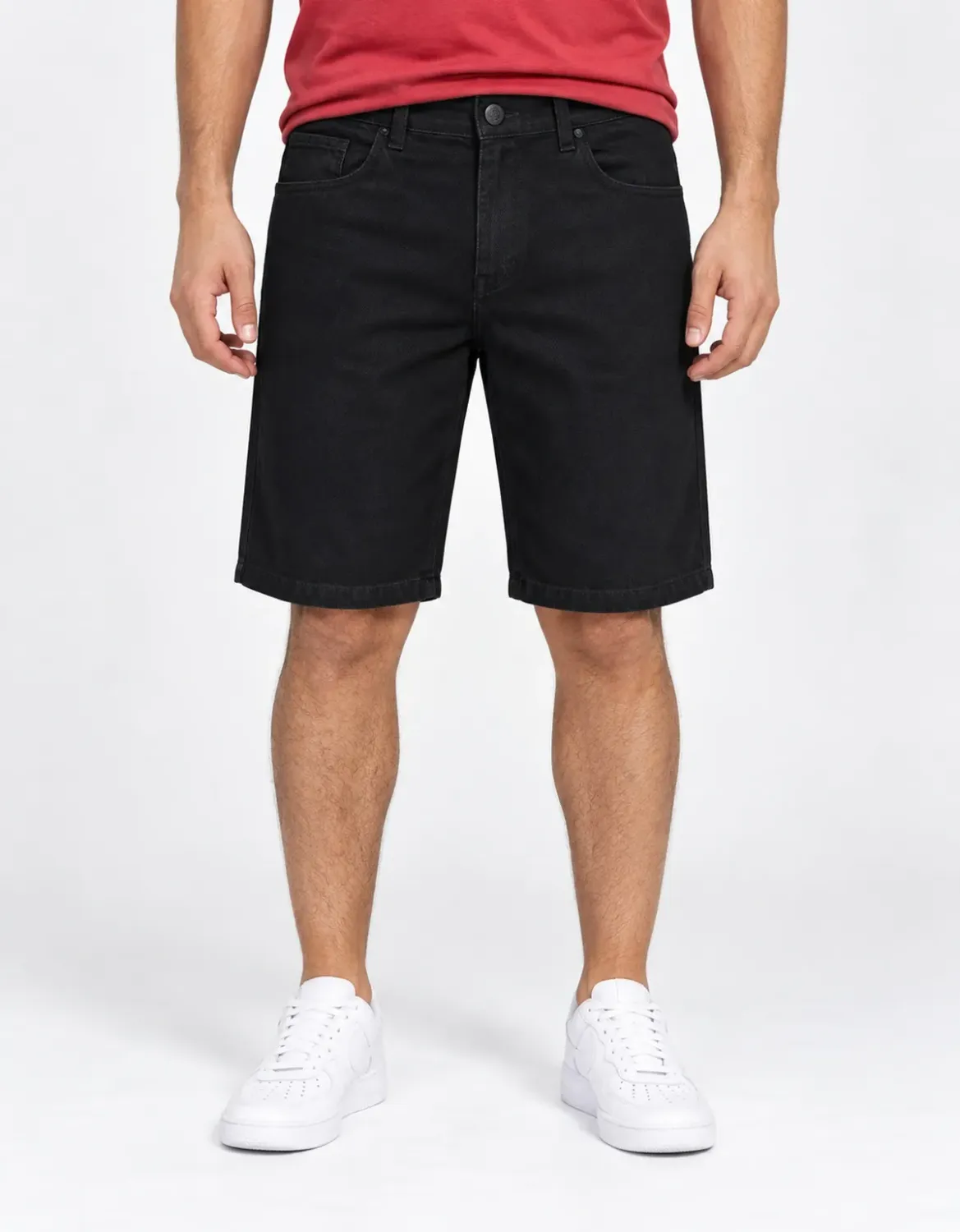 BERMUDA SARJA COZ 5 POCKETS JOHN ROGER - PRETO